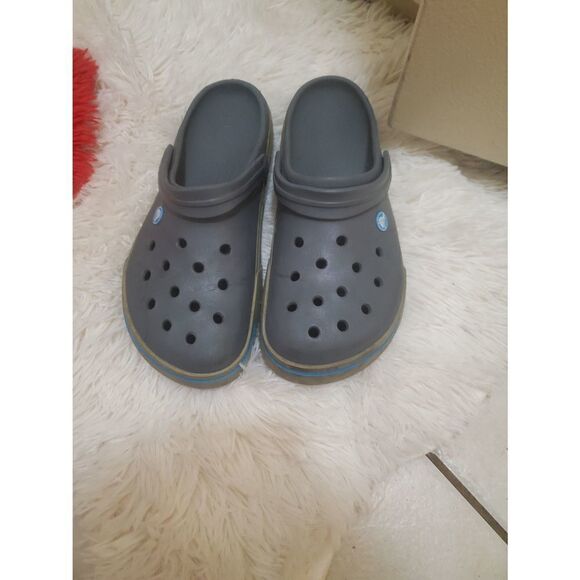 Gray 2 toned Crocs  - Picture 1 of 4
